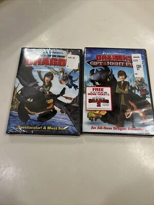 How To Train Your Dragon 1 & Dragons Gift of the Night Fury Set - New Sealed - Image 1 of 2
