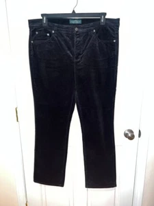 NEU Lauren Jean Co. Damen schwarz gerade Jeans Größe 16 - Bild 1 von 3
