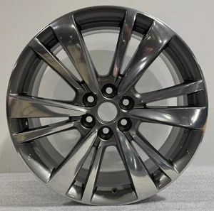 20" CADILLAC XT5 WHEEL RIM FACTORY OEM 4847 2020-2024 POLISHED GREY - Picture 1 of 14