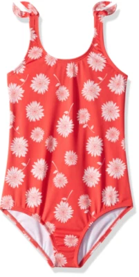 Billabong L57727 Red Daisy Day One Piece Swimwear Kid's Size 14 - Image 1 of 2