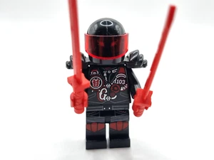 Lego Mr. E Biker Minifigure Ninjago 70639 70643 njo385 - Picture 1 of 4