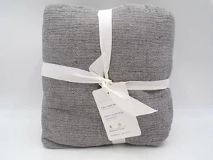 Pottery Barn Soft Cotton Duvet Cover Full Queen Charcoal Gray #L179 - Picture 1 of 6