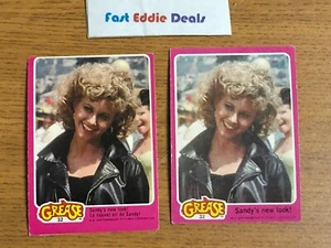 1978 TOPPS O-PEE-CHEE GREASE THE MOVIE CARDS 32 OLIVIA NEWTON JOHN COUNTERPARTS - Picture 1 of 6