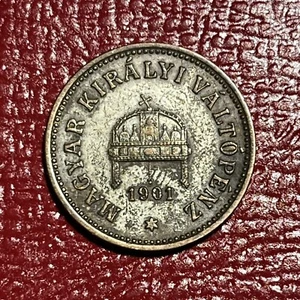 Hungary 1901 Bronze 2 Filler. Franz Joseph I. KM# 481 - Picture 1 of 2