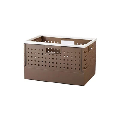 Cesta de organização Inplus faça você mesmo para casa e cozinha (marrom grande) - Imagem 1 de 4