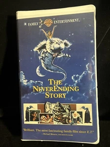 VINTAGE The NeverEnding Story WB Family Entertainment VHS Clamshell - Imagen 1 de 5