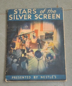 Vintage 'The Stars Of The Silver Screen' By Nestle's Litho Book,England - Picture 1 of 10