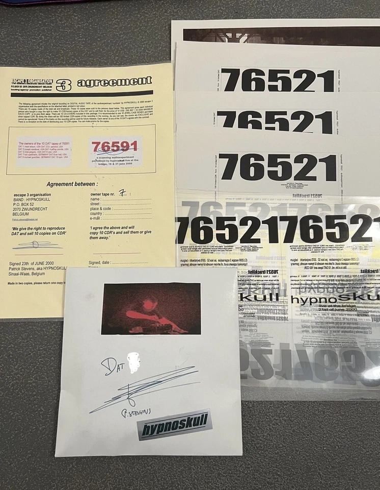 Hypnoskull 76521 DAT P.A.L. Imminent Starvation Venetian Snares SALT Sonar Dive - Image 1 of 1