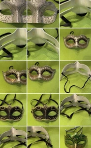 Kostüm Fasching Karneval Faschingskostüm Colombina Maske Mask Augenmaske - Bild 1 von 24