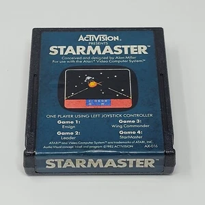 Cartucho Starmaster (Atari 2600) LIMPIADO Y PROBADO - Imagen 1 de 2