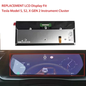 LCD Display Replacement For Tesla Model S/S2/X GEN 2 Digital Instrument Cluster - Imagen 1 de 12
