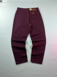 Jeans Edwin Vintage Hechos en Japón Para Hombres Newton Calce Ajustado W34 L32 Rojo Denim - Imagen 1 de 6
