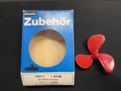 RICAMBI ACCESSORI MODELLI NAVI SPARE PARTS GRAUPNER ELICA NAVE 1382/7 65 mm. - Imagen 1 de 2