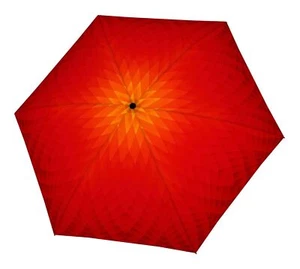 Ombrello doppio acciaio carbonio mini slim fusion red/giallo rosso scuro rosso nuovo - Foto 1 di 2