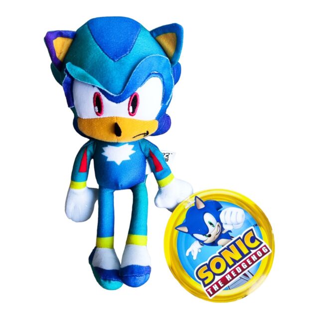 Boneco Sonic De Pelúcia Super Macia Vermelho 50cm