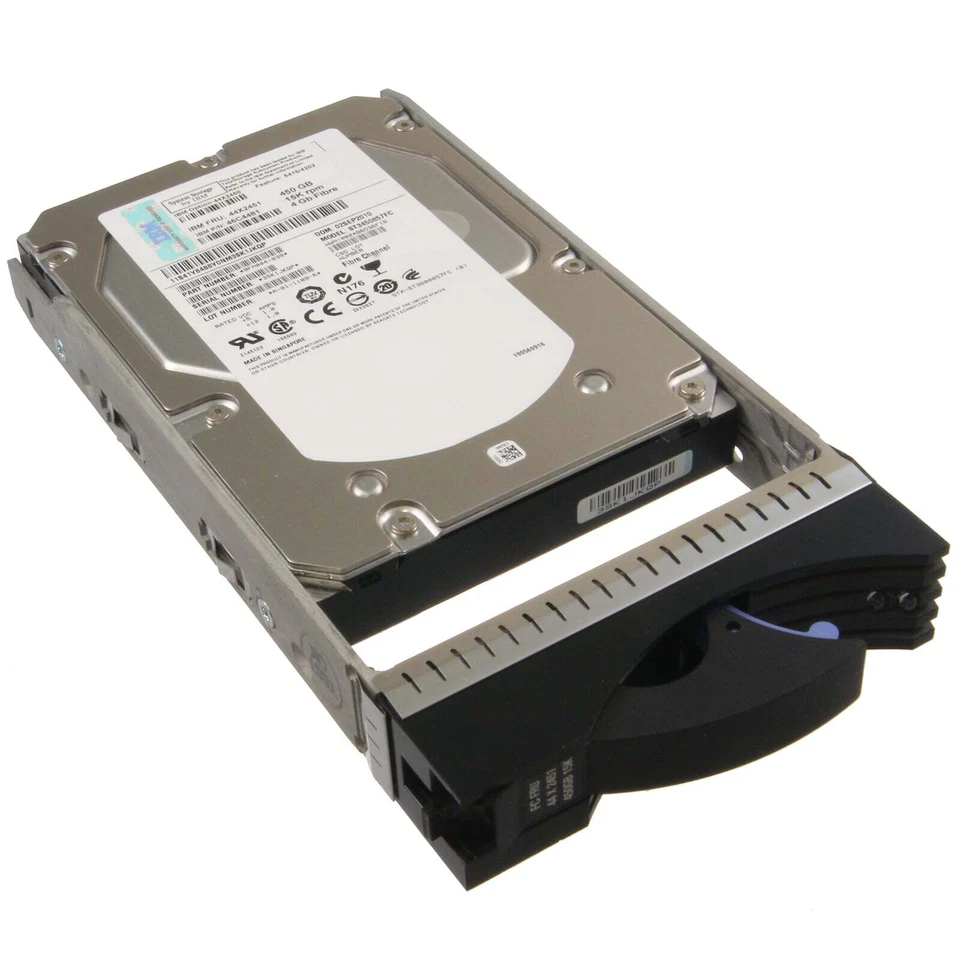IBM FC-Festplatte 450GB 15k 4Gb FC LFF System Storage DS3950 - 44X2450 44X2451 - Bild 1 von 1