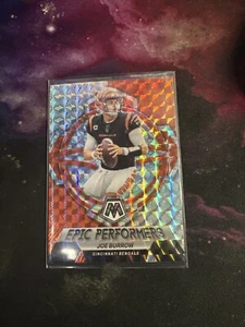2023 Mosaic Joe Burrow Epic Performers Mosaic Prizm #EP-JM Bengals - Picture 1 of 1