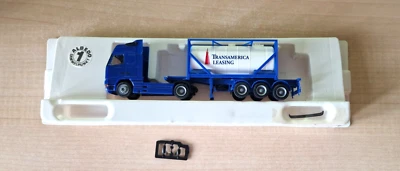 Albedo/Herpa 299050 VOLVO FH16 Transamerica Leasing container OVP 1:87 - Immagine 1 di 3