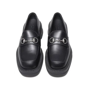 NIB Gucci Men's Chunky Horsebit square-toe loafers G 9.5/ US 10.5 $990 - Picture 1 of 15