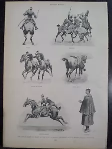 Frederic Remington Giochi di Equitazione Harper's Weekly 1894 - Foto 1 di 1