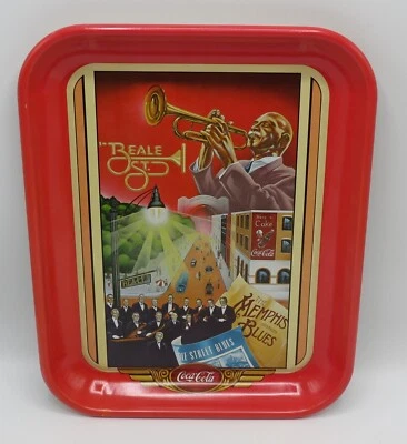 1983 Coca-Cola metal serving tray BEALE STREET Memphis,TN - Image 1 of 4