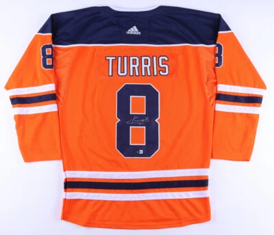 Kyle Turris Signed Edmonton Oilers on Ice Adidas Style Jersey (Beckett) Center - Image 1 of 4