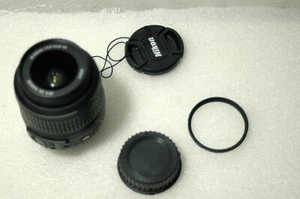 Nikon DX VR Nikkor 18-55mm 1: 3.5-5.6G Lens +UV Filter,Tested very good - Picture 1 of 6