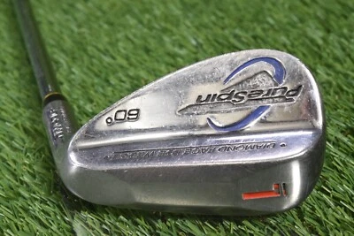 PURE SPIN DW GOLF DIAMOND FACE 60 LOB WEDGE TRUE TEMPER WEDGE FLEX STEEL SHAFT - Image 1 of 4