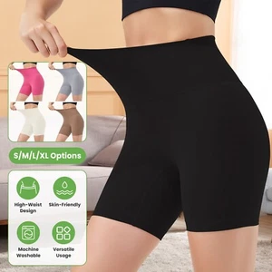 Women's High Waist Yoga Pants Biker Shorts Lady Soft Sport Running Dance Shorts - Picture 1 of 31