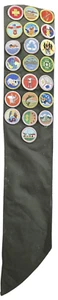 Vintage Original BSA Boy Scout Green Sash with 22 Merit Badges/Patches! - Picture 1 of 3