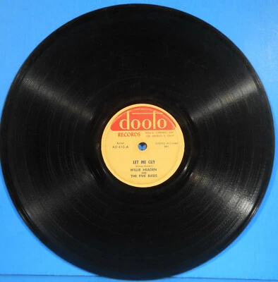 WILLIE HEADEN LET ME CRY ~ THE SKINNY WOMAN STORY SHELLAC 78 RPM 1957 R&B G+!! - Image 1 of 4