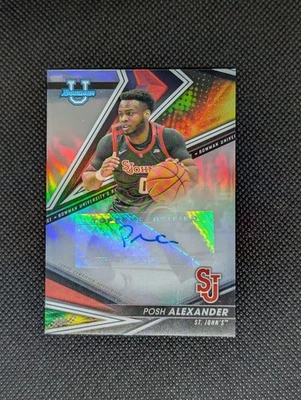 Posh Alexander 2022-23 Bowman U Best Prospect Auto Autograph Refractor #BOA-PA - Image 1 of 2