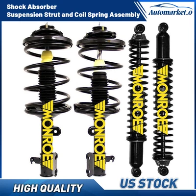 Amortiguador puntales delanteros traseros con muelles helicoidales para Honda Odyssey 1999-2004 3,5 L Foto 1 de 4