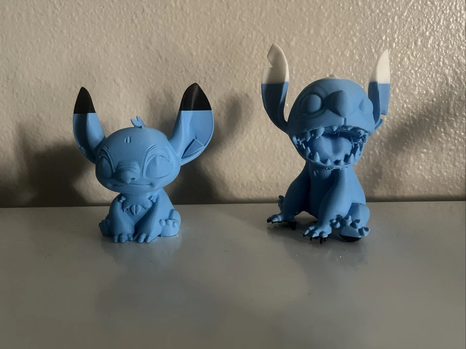 Puntadas sonrientes impresas en 3D de 3,75 pulgadas las hago a pedido Foto 1 de 4