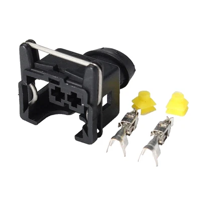 For Tyco Amp Power Timer 2-Pin/Way Fuel Injector Connector Plug Bosch EV1 Crank - Image 1 of 4