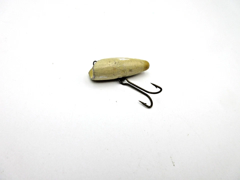 De colección South Bend Fly Oreno - (color raro) - todo blanco Foto 1 de 4