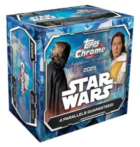 2025 TOPPS CHROME STAR WARS SAPPHIRE HOBBY BOX - - 