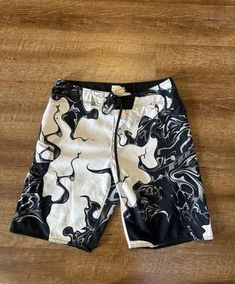 Boardshorts Fox Racing "Liquid Smoke" para hombre talla 34 negro/blanco Foto 1 de 4