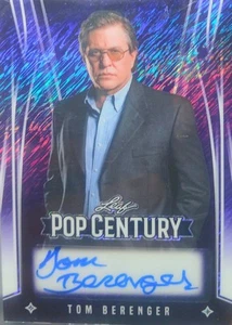 2025 Leaf Pop Century Shimmer Purple Tom Berenger 3/6 Auto Autograph - Picture 1 of 2