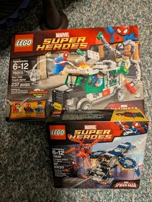 LEGO 76015 & 76036 Marvel Super Heroes: Ultimate Spider-man Lot Doc Ock Carnage - Image 1 of 4