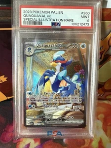 2023 Pokemon Paldea Evolved Quaquaval ex Special Illustration Rare 260/193 PSA 9 - Picture 1 of 2
