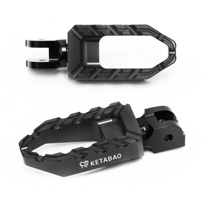 Clavijas anchas delanteras negras BUZZ para Aprilia Tuono 125 17 18 19 20 21 22 Foto 1 de 4