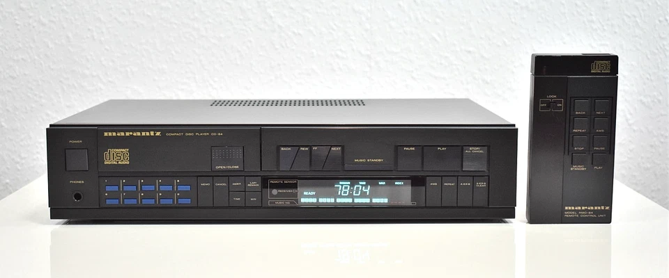 MARANTZ CD-84 Vintage CD-Player mit Zubehör und FB  Fast neuwertiger Zustand - Bild 1 von 4