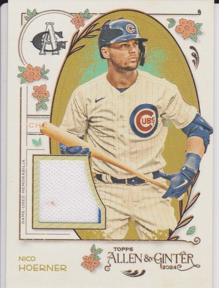 2024 TOPPS ALLEN & GINTER *NICO HOERNER GW JERSEY - Image 1 of 1