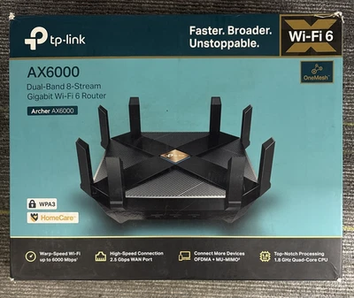 TP-Link | Archer AX6000 | Dual-Band Router Wireless | 8-Stream Gigabit - Image 1 of 4
