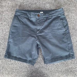 Katin Shorts Mens 31 Blue Casual Chino Flat Front Cotton Summer Lightweight - Picture 1 of 10