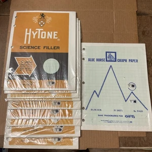 9 paquetes de papel de relleno Hytone Westab Science vintage sellados, 1 paquete gráfico de caballo azul - Imagen 1 de 1