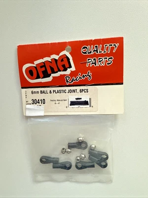 OFNA 30410 BALL & PLASTIC JOINT  (6) PCS NEW OLD INVENTORY - Image 1 of 2