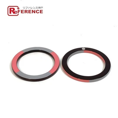 Hermes Accessories Wood Crude Cell 2-Row Bangle Brown Pink Gray Ladies - Image 1 of 4