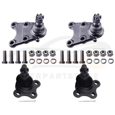 Kit de suspensión de rótulas inferiores superiores delanteras de 4 piezas para Isuzu Rodeo 1996-2004 3,2 L Foto 1 de 4